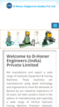 Mobile Screenshot of dhoner.com